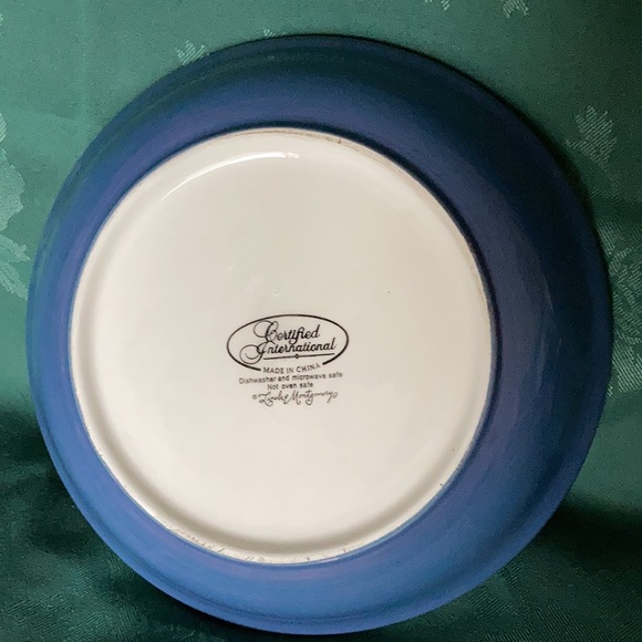 Certified International Linda Montgomery ceramic bowl - Picture 2 of 5